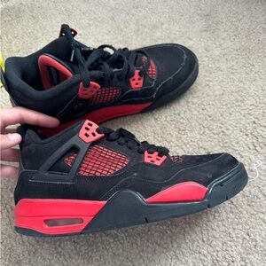 Black and Red Sneakers
